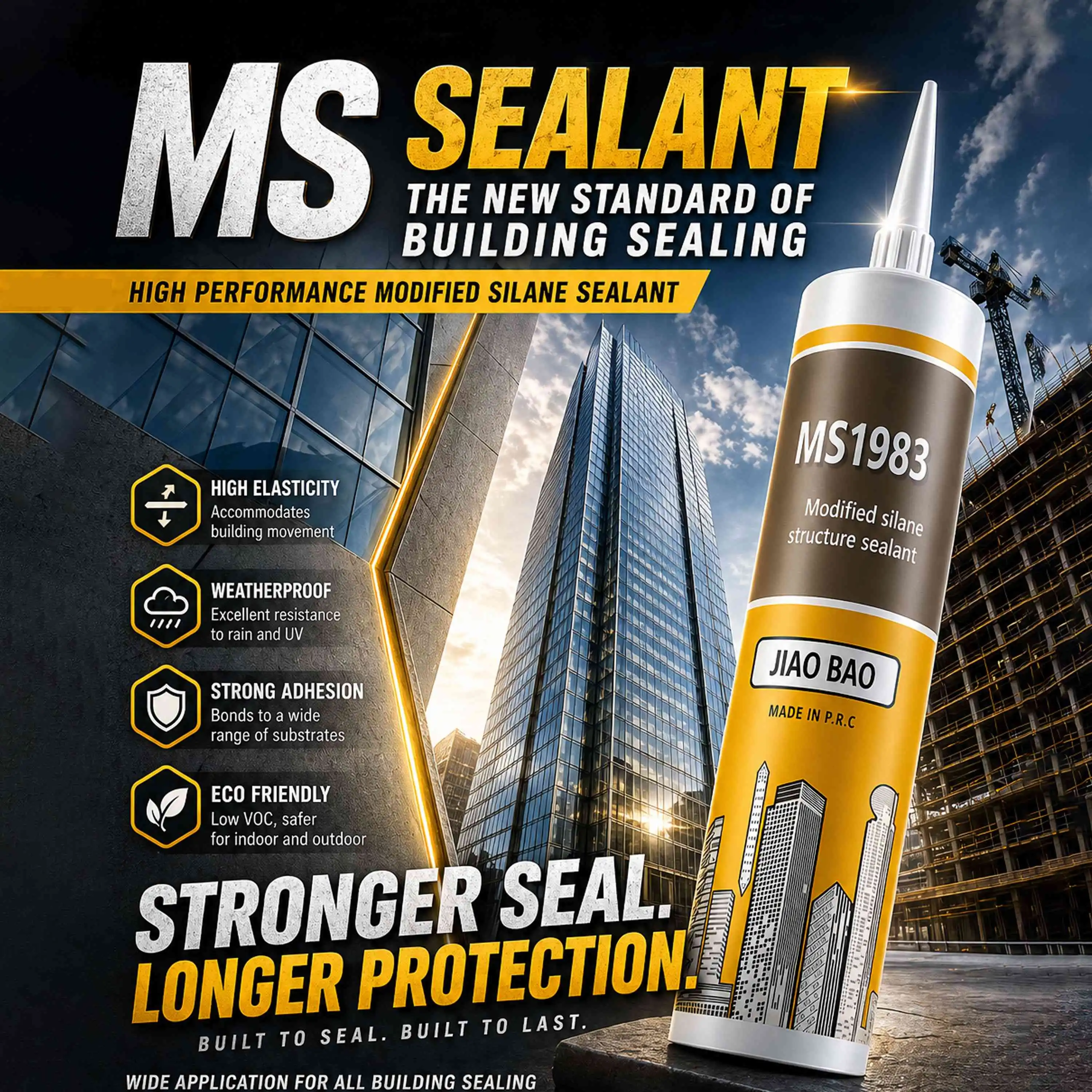 MS sealant high bonding strength