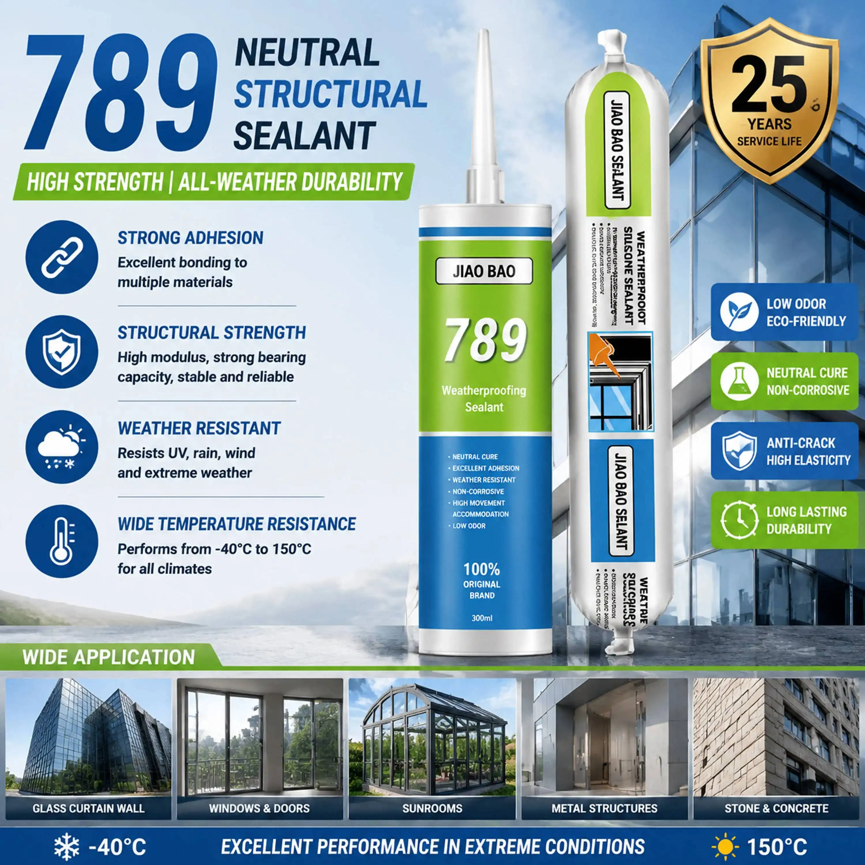 neutral cure clear silicone sealant