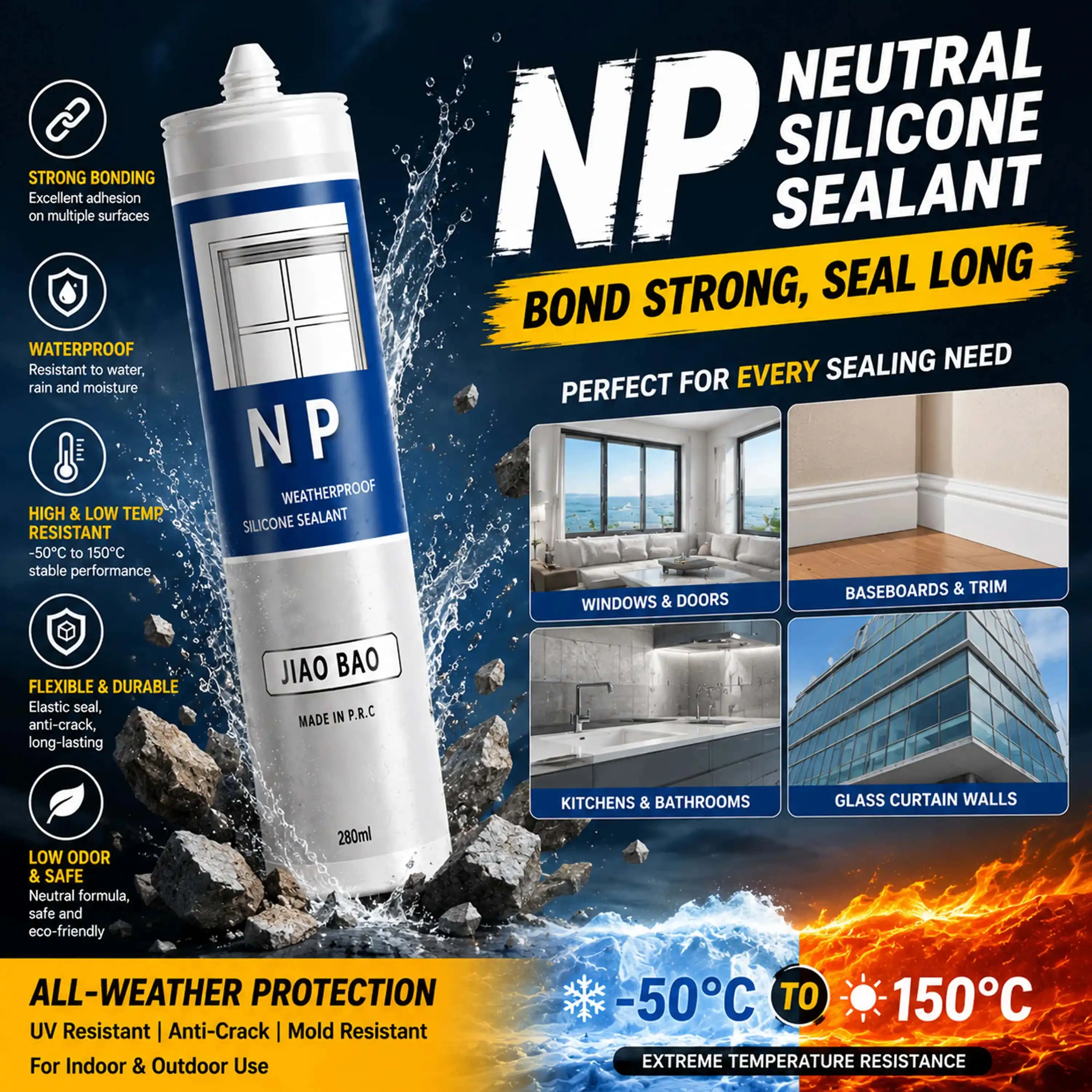 NP Silicone Sealant Non-Corrosive Type NP Silicone Sealant Non-Corrosive Type