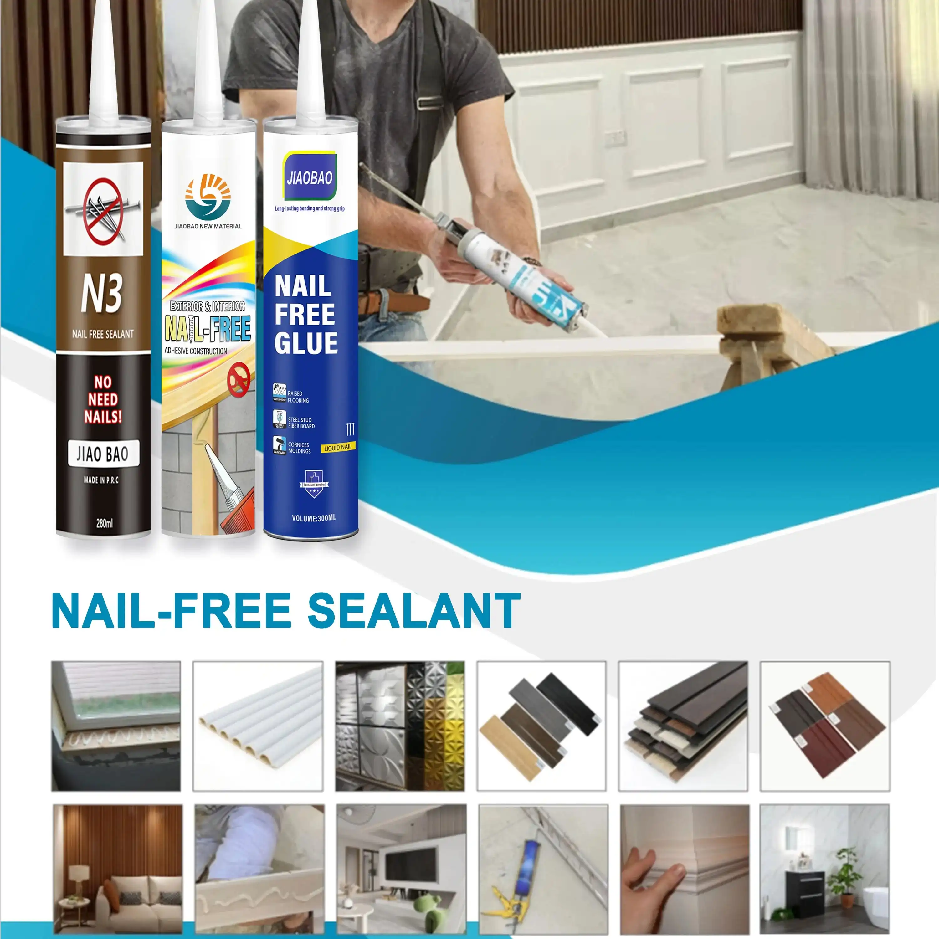 Nail Free Glue Waterproof Type Nail Free Glue Waterproof Type