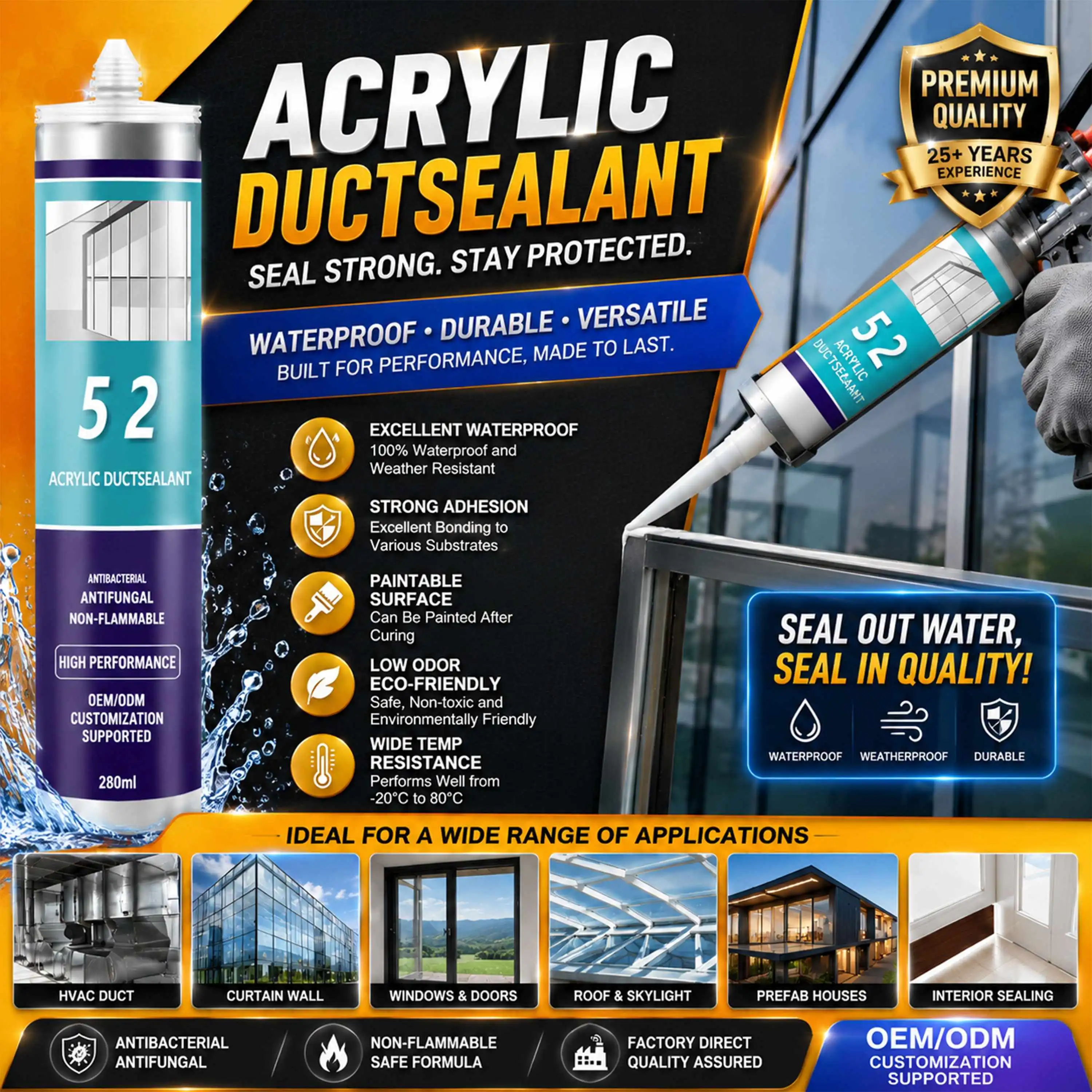 Acrylic Sealant Paintable Type Acrylic Sealant Paintable Type