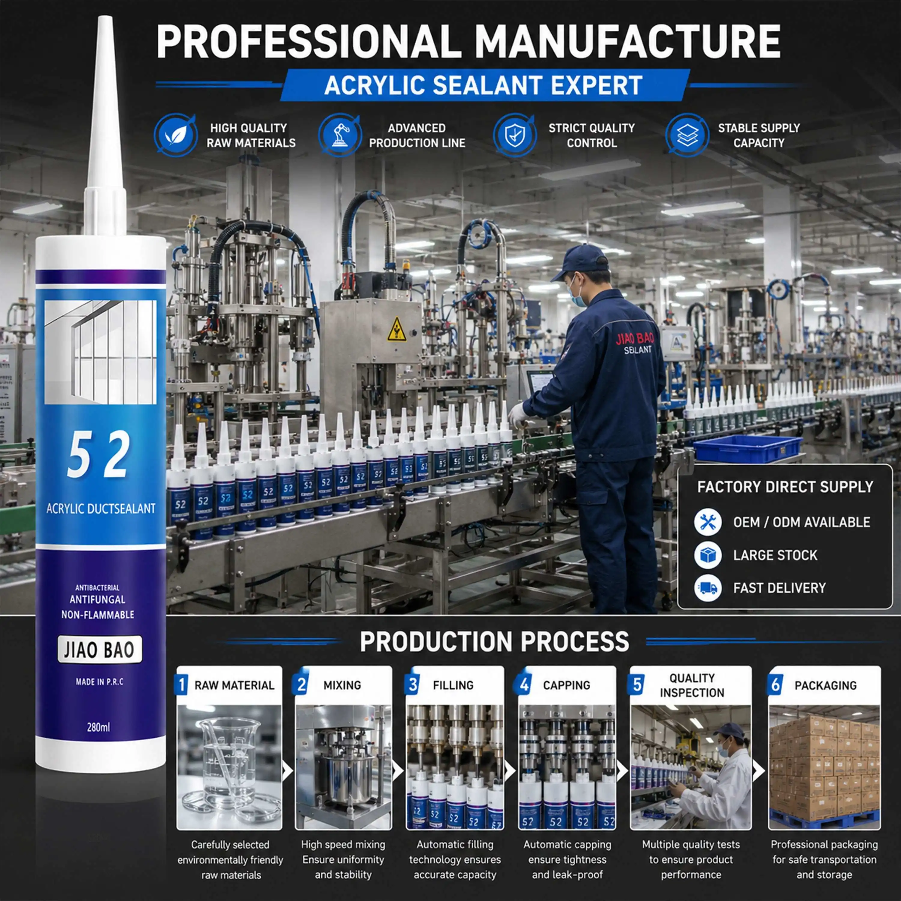 Acrylic Sealant Paintable Type Acrylic Sealant Paintable Type