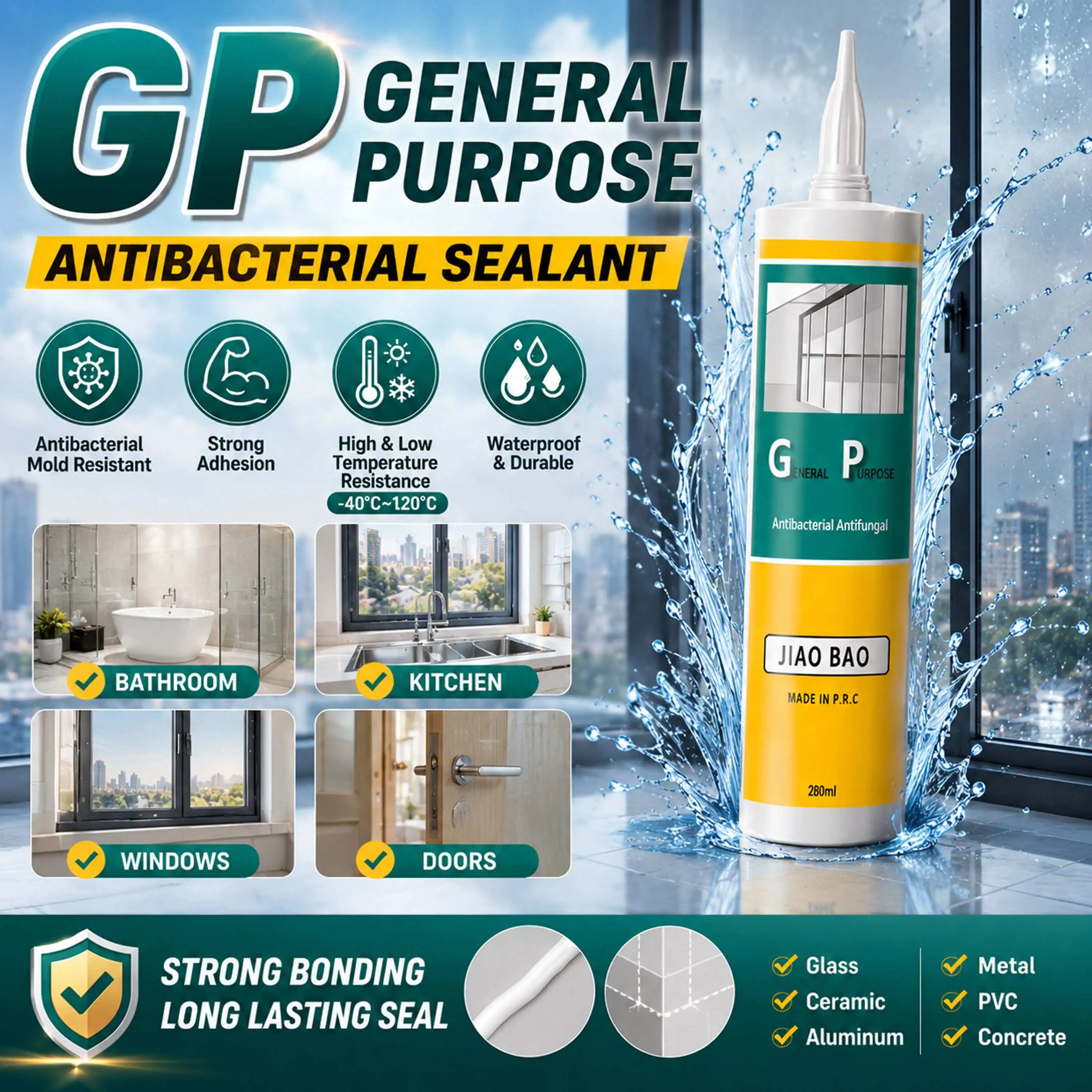 GP Multi-Purpose Silicone Sealant GP Multi-Purpose Silicone Sealant