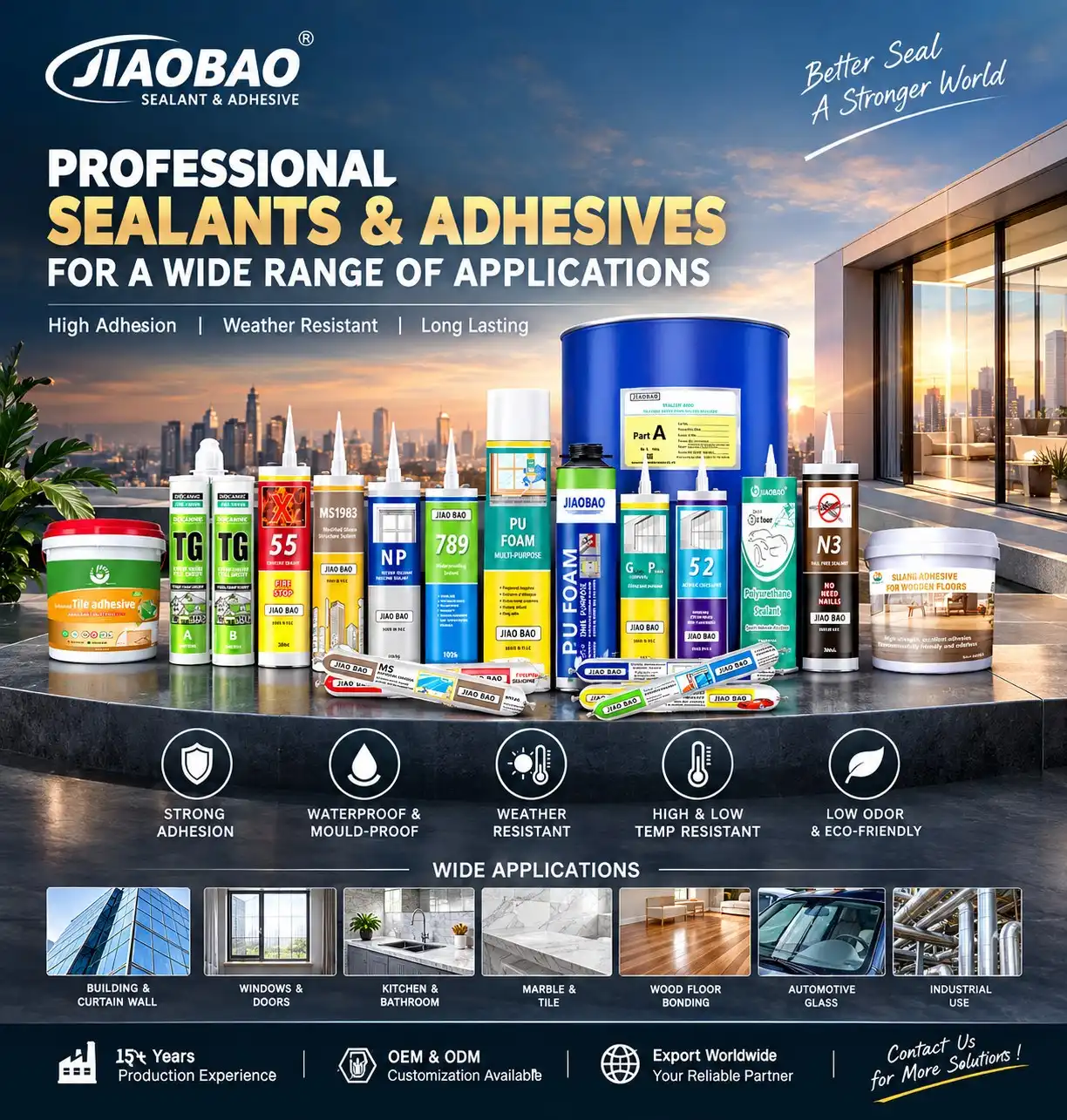 PU Car Windshield Bonding Sealant