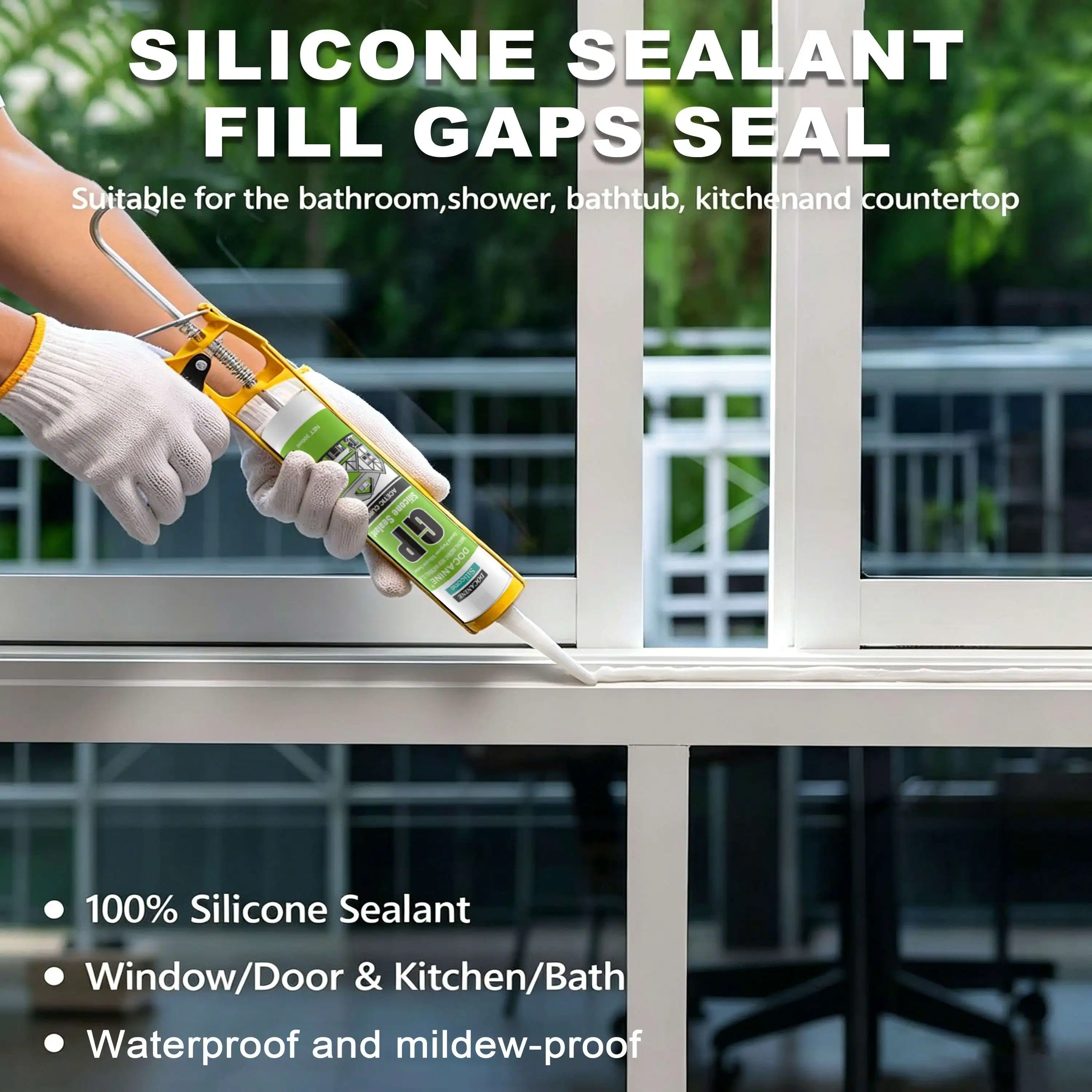GP Silicone Sealant for Glass and Aluminum
