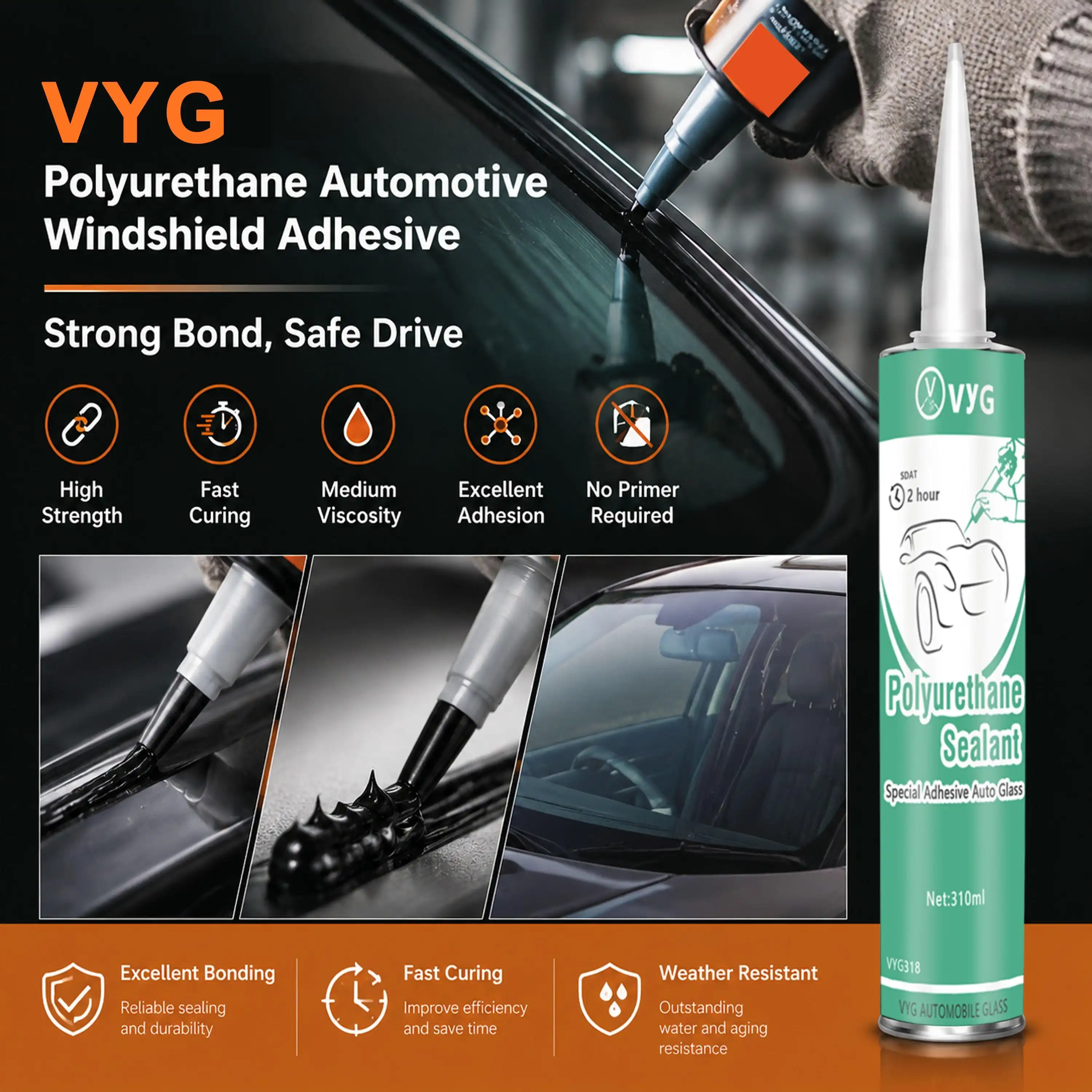 PU Auto Glass Sealant