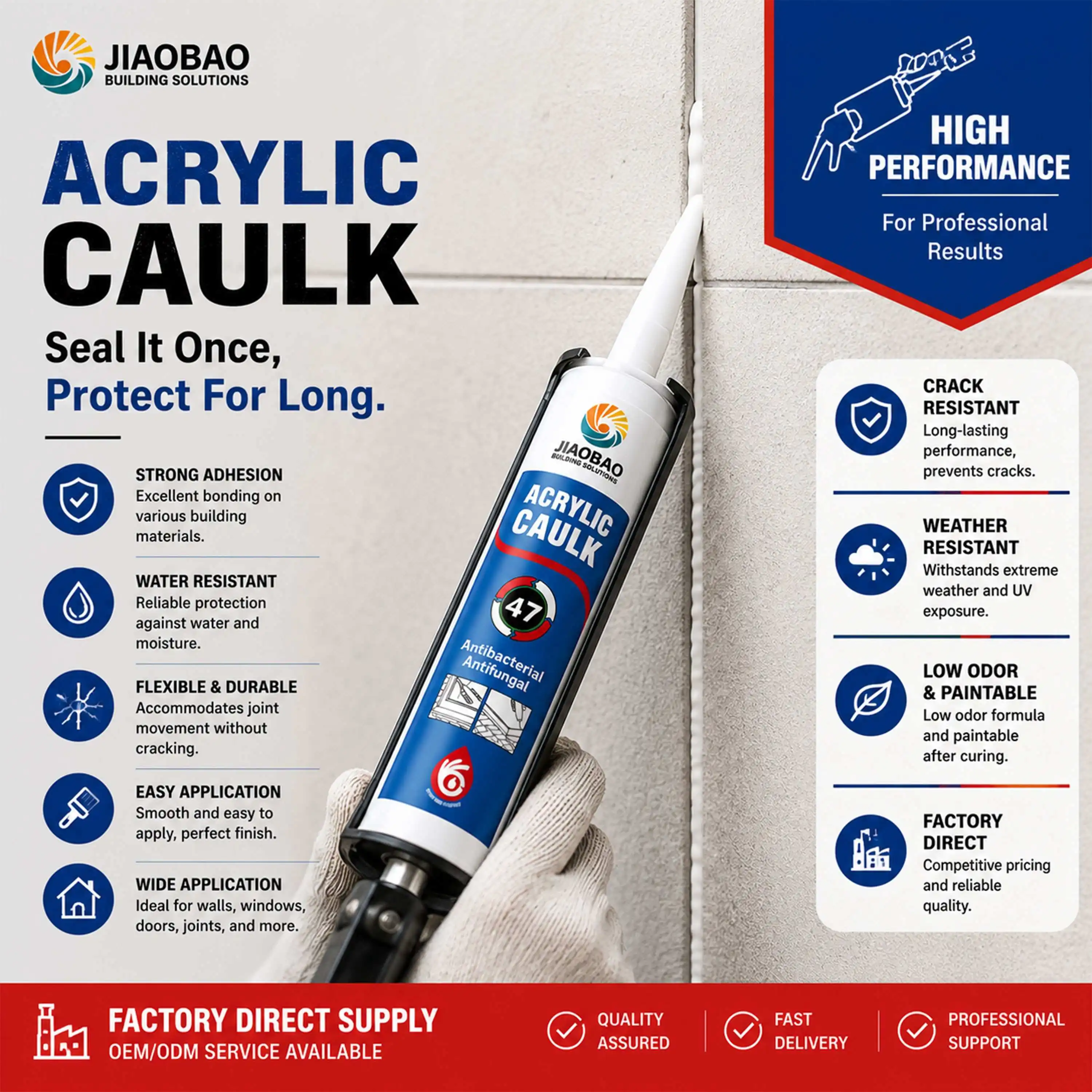 Acrylic Sealant Decorative Joint Seal Acrylic Sealant Decorative Joint Seal