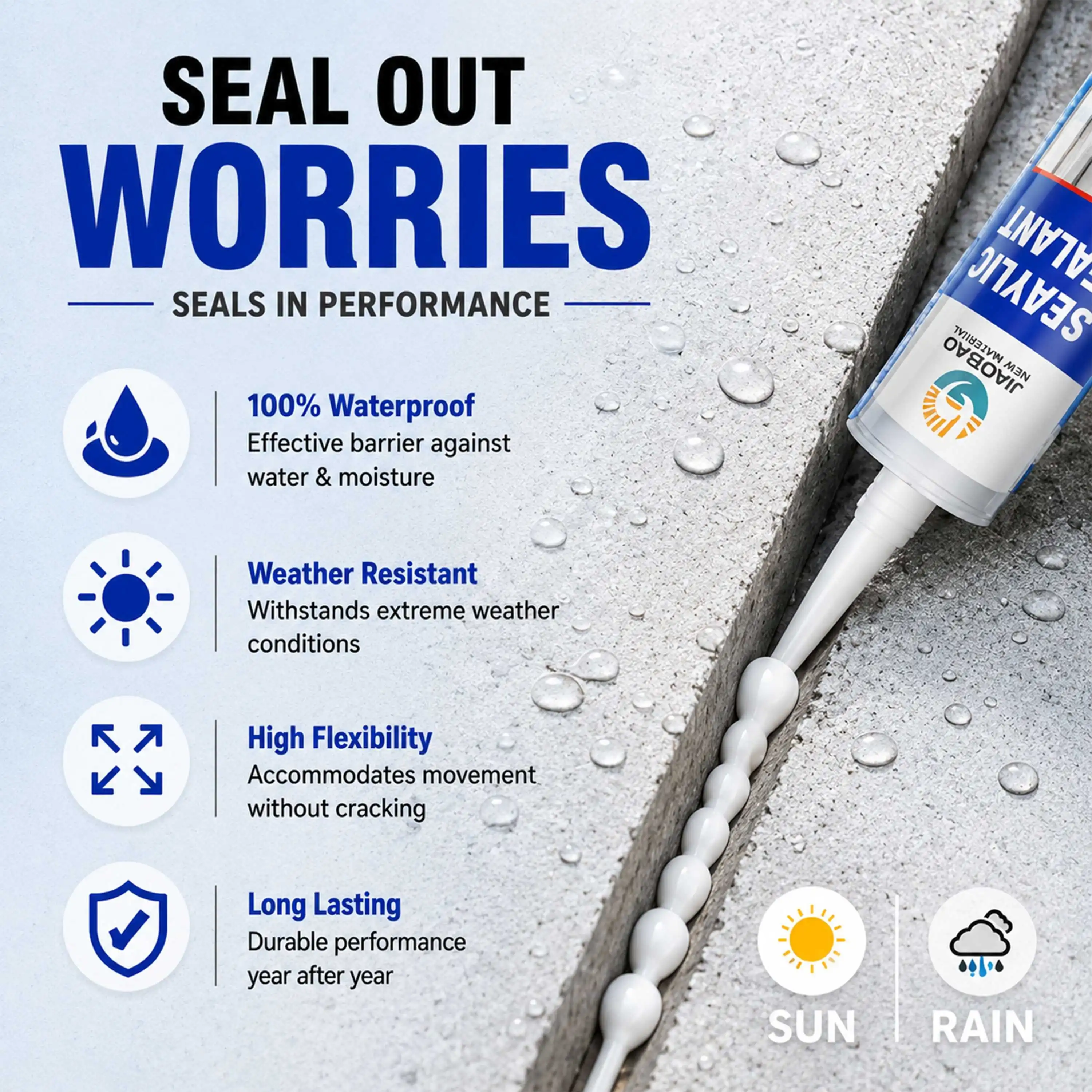 Acrylic Sealant Decorative Joint Seal Acrylic Sealant Decorative Joint Seal