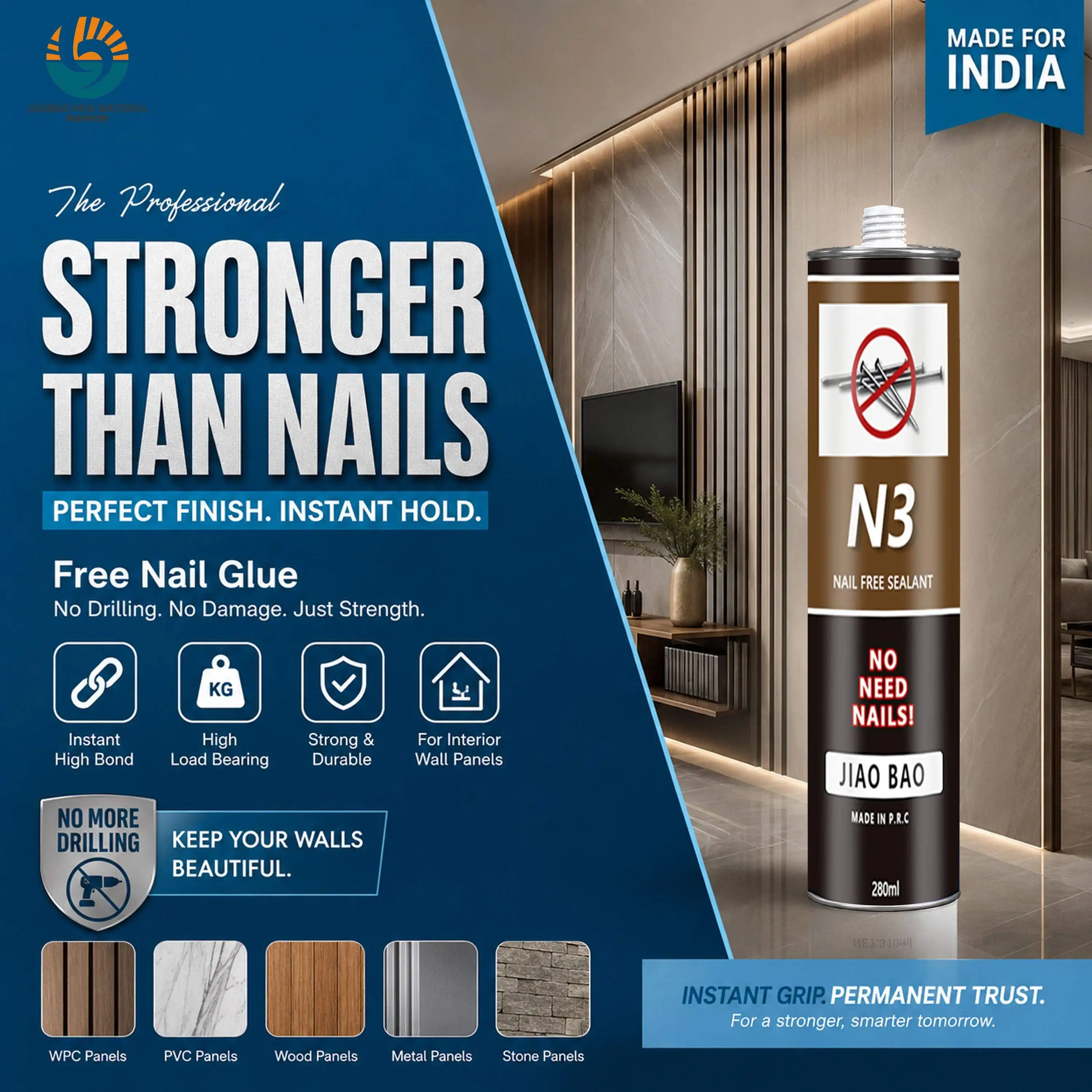 Nail Free Glue Waterproof Type Nail Free Glue Waterproof Type