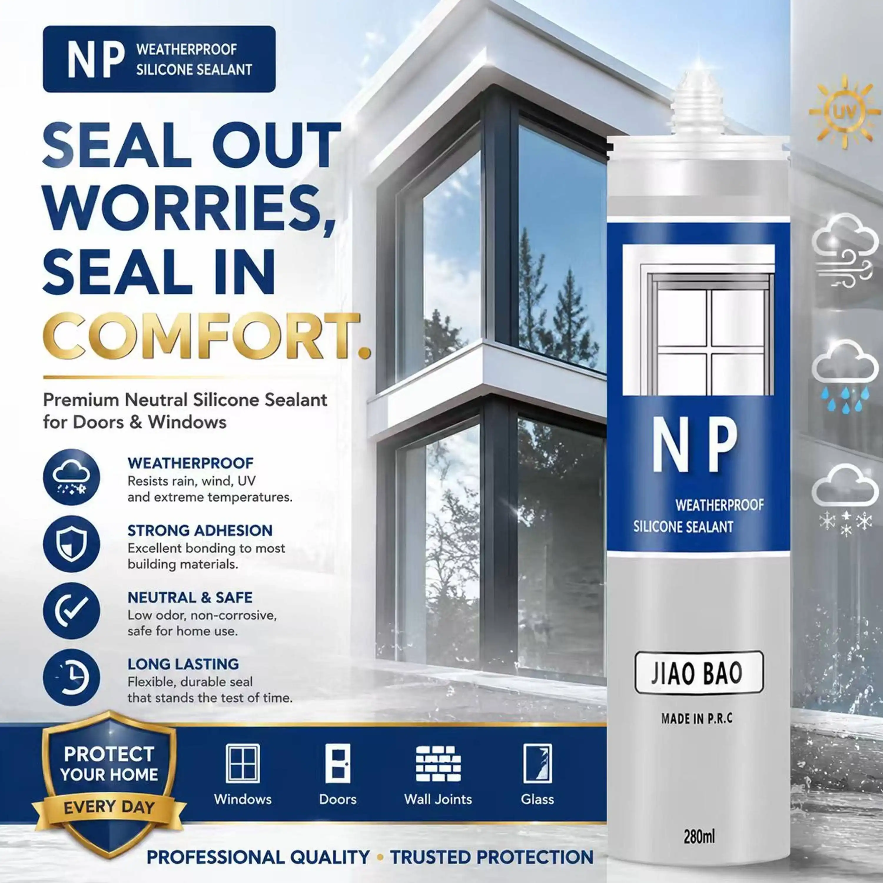 NP building grade silicone sealant NP building grade silicone sealant