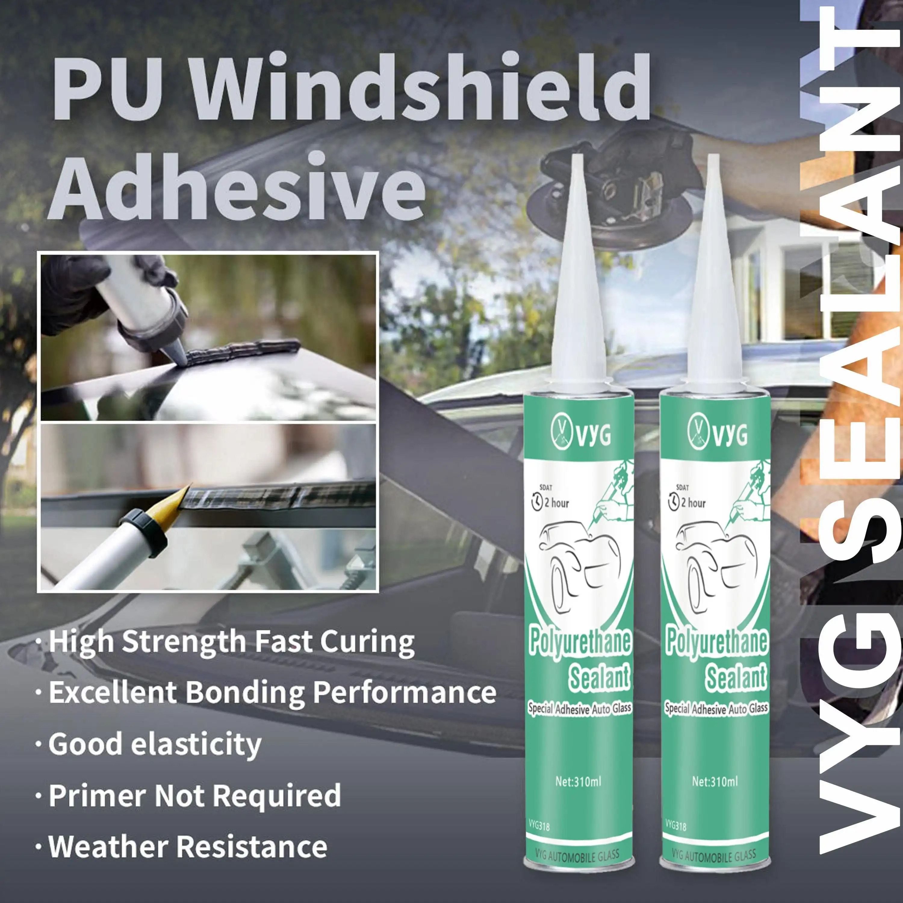 PU auto glass sealant