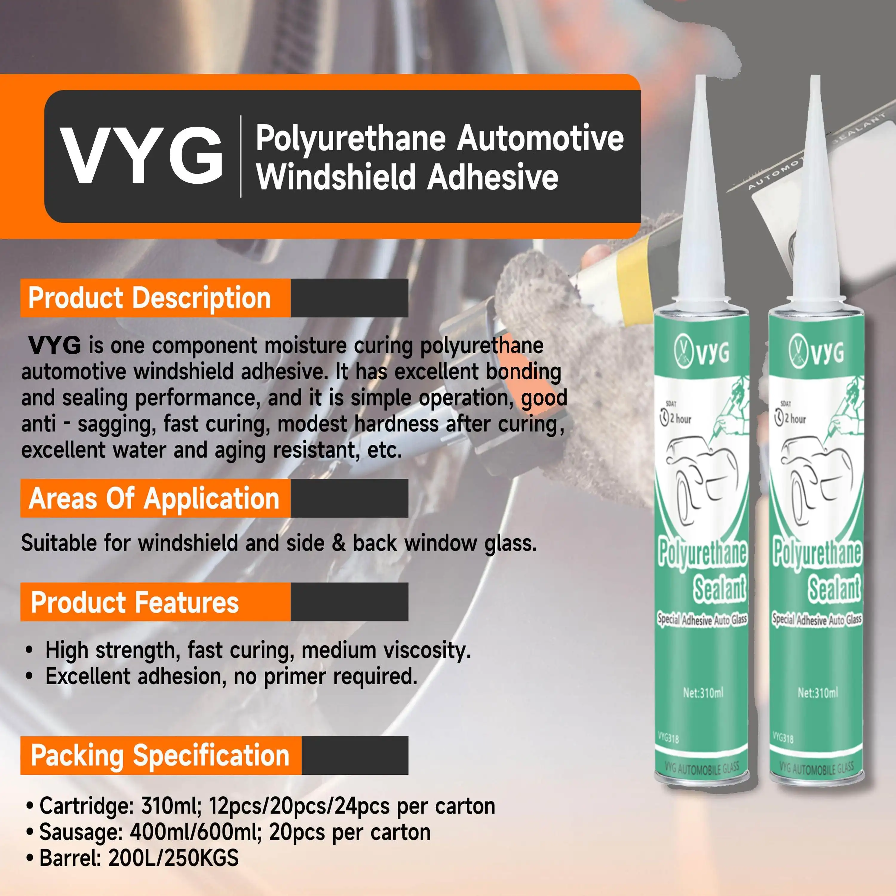 PU Auto Glass Sealant