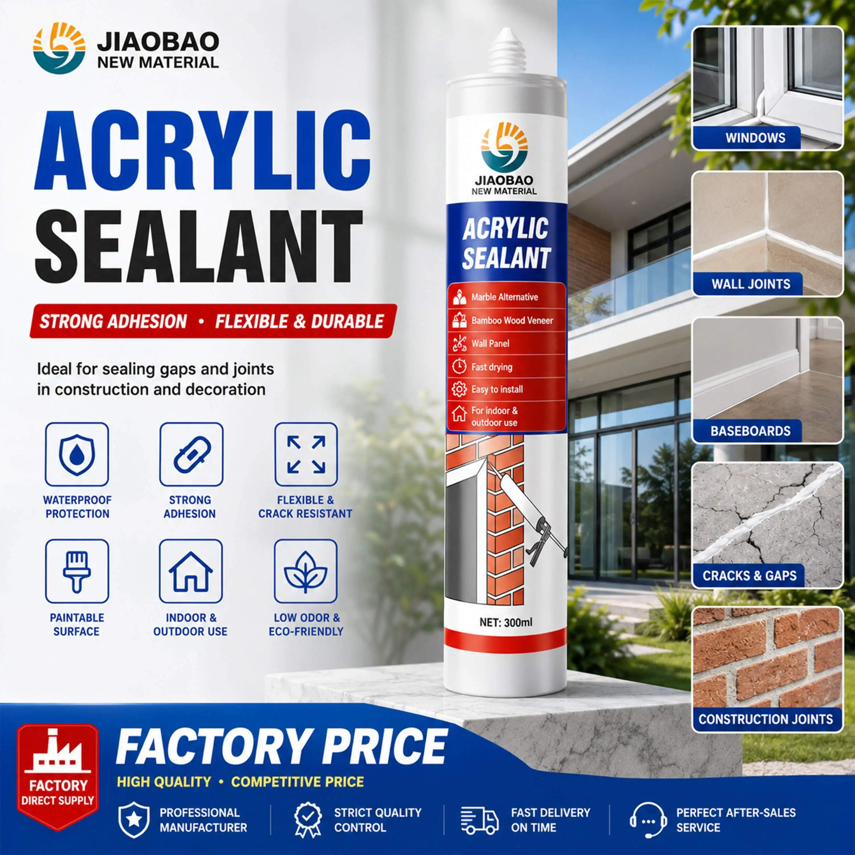 Acrylic Sealant Paintable Type Acrylic Sealant Paintable Type