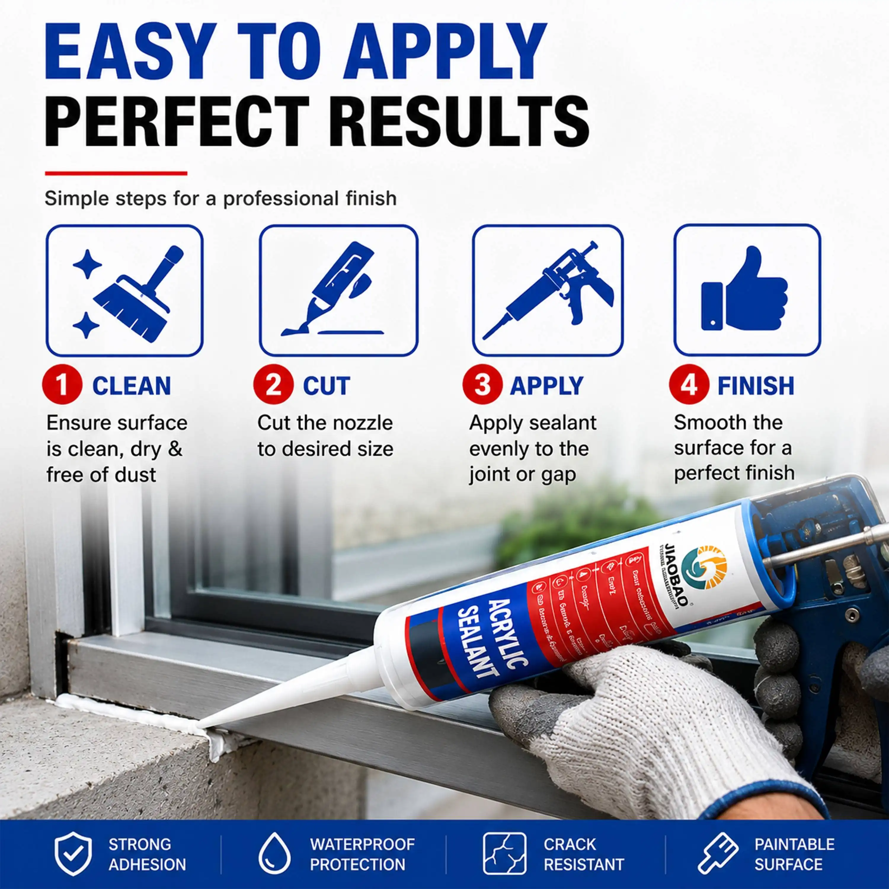 Acrylic Sealant Paintable Type Acrylic Sealant Paintable Type