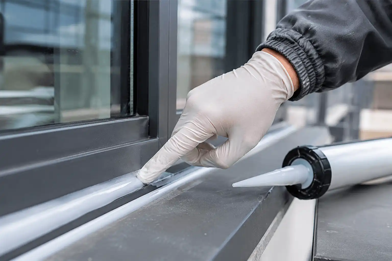 Can you smooth silicone with fingers?